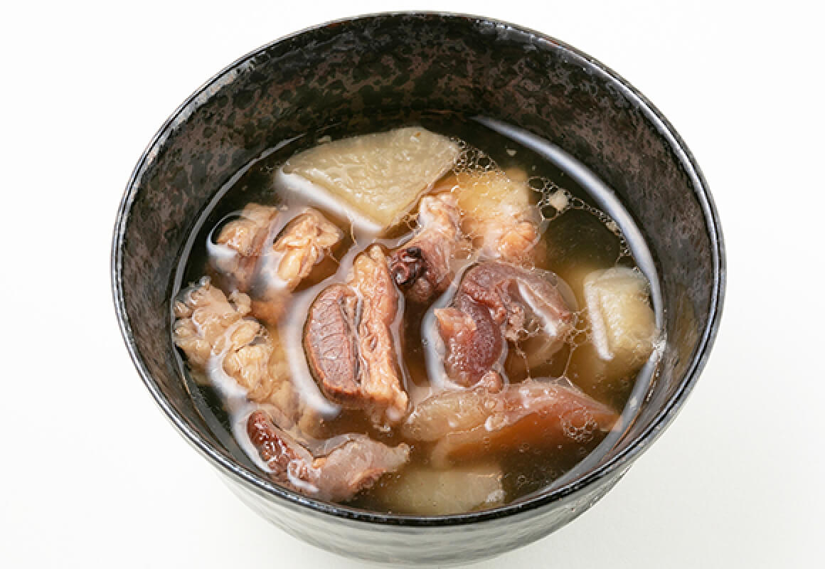牛すじの和風スープ